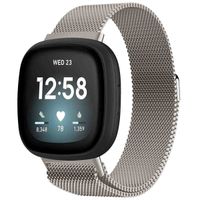 imoshion Milanees magnetisch bandje Fitbit Versa 4 / 3 / Sense (2) - Sterrenlicht