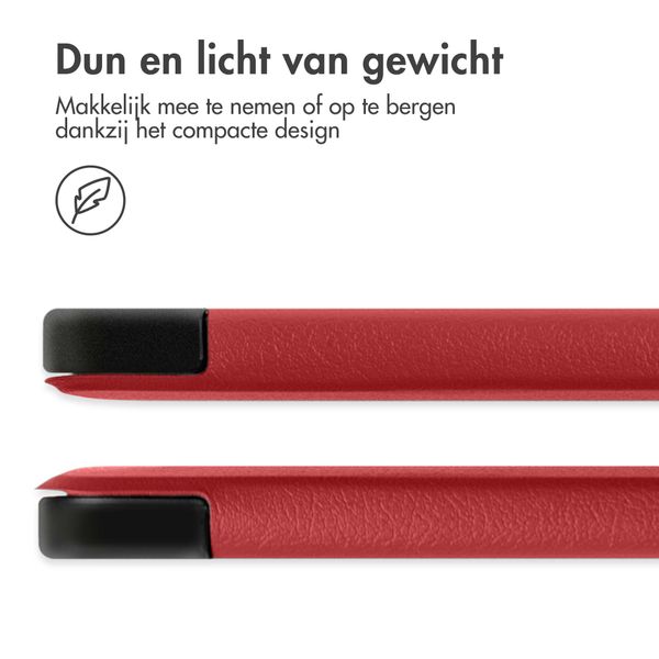 imoshion Trifold Bookcase Microsoft Surface Pro 9 / Pro 10 / Pro 11 - Rood