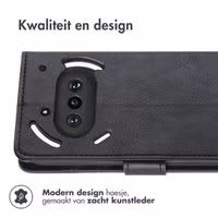 imoshion Luxe Bookcase Nothing Phone (3a) - Zwart