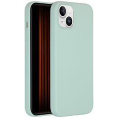 Accezz Liquid Silicone Back Cover with MagSafe Apple iPhone 15 Plus - Sky blue