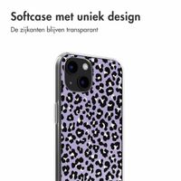 imoshion Design hoesje iPhone 13 - Leopard Lilac