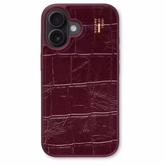 iDeal of Sweden Vegan Leather MagSafe Backcover Apple iPhone 17 - Fine Wine Croco