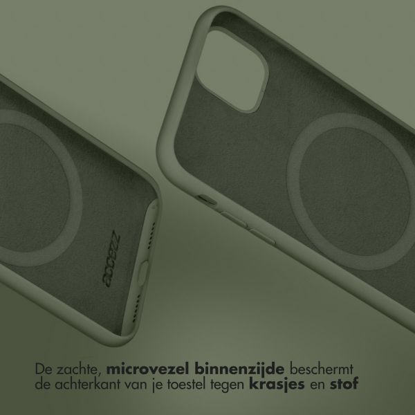 Accezz Liquid Silicone Backcover Samsung Galaxy A17 (5G) / (4G) - Cooper Green