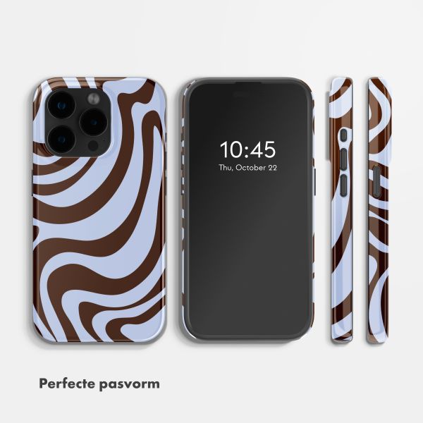 Selencia Vivid Backcover Apple iPhone 15 Pro - Dream Swirl Chocolate