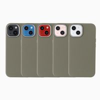 Accezz Mesh Backcover met MagSafe Apple iPhone 14 / 13 - Donkergrijs