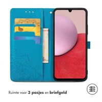 imoshion Mandala Bookcase Samsung Galaxy A14 (5G/4G) - Turquoise