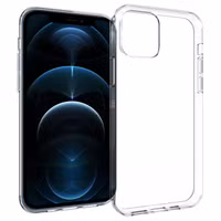 Accezz Clear Backcover Apple iPhone 12 (Pro) - Transparant