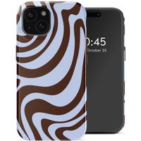 Selencia Vivid Backcover Apple iPhone 15 - Dream Swirl Chocolate