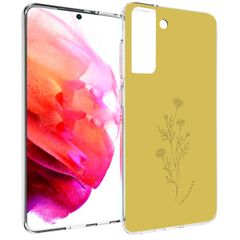 imoshion Design hoesje Samsung Galaxy S21 FE - Floral Lime