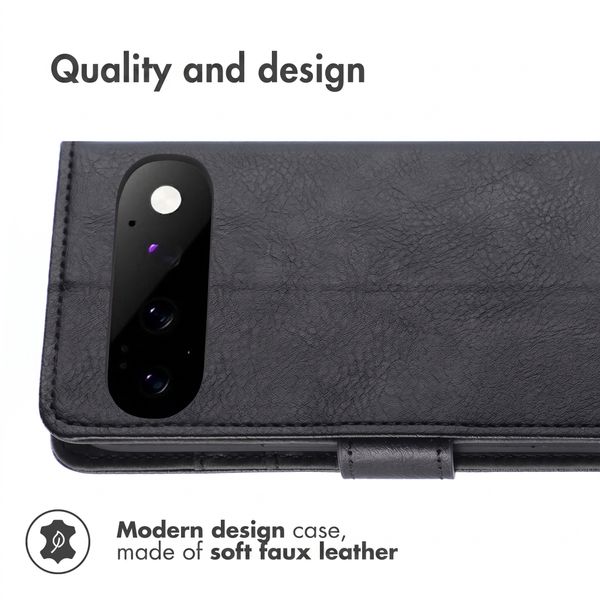 Luxe Bookcase voor de Google Pixel 11 - Zwart