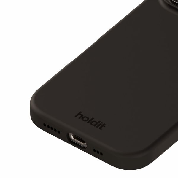 Holdit Silicone Case iPhone 16 Pro Max - Black