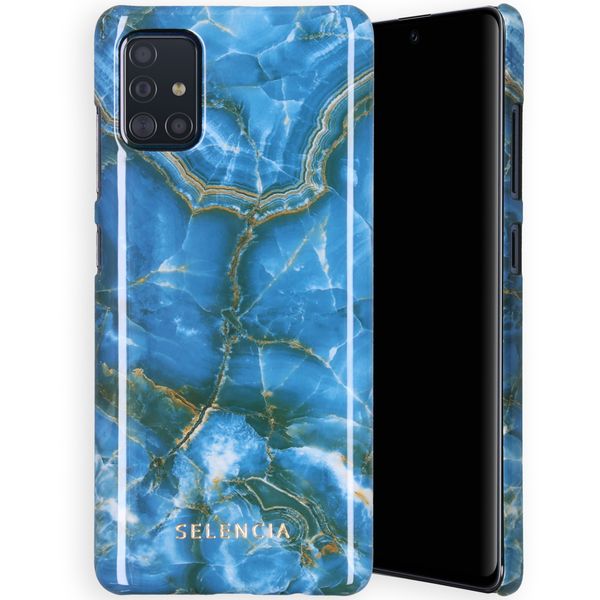 Selencia Maya Fashion Backcover Samsung Galaxy A41 - Onyx Blue