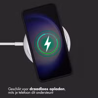 Accezz Liquid Silicone Backcover Samsung Galaxy S23 Plus - Zwart