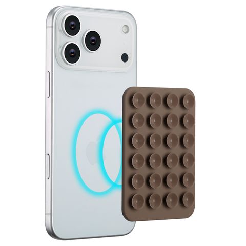 Selencia MagSafe zuignap telefoonhouder - Taupe