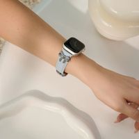 Burga Genuine Leather Band Apple Watch | 38/40/41/42 mm - Dream / Silver