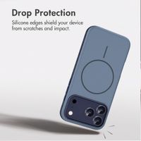 imoshion Colour Back Cover with Thin MagSafe Ring Apple iPhone 17 Pro - Dark Blue