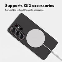 imoshion Colour Back Cover with Thin MagSafe Ring Samsung Galaxy S26 Ultra - Black