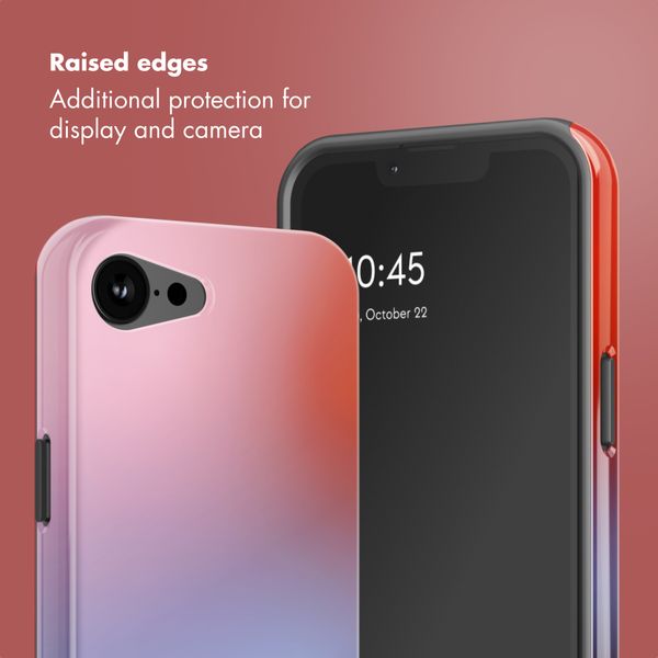Selencia Vivid Back Cover with MagSafe Apple iPhone 17e / 16e - Gradient Soft Blush