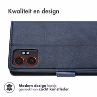 imoshion Luxe Bookcase Samsung Galaxy Xcover 7 Pro - Donkerblauw