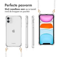 imoshion Backcover met koord + armband iPhone 11 - Parels