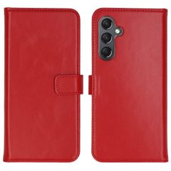 Selencia Echt Leren Bookcase Samsung Galaxy A25 (5G) - Rood