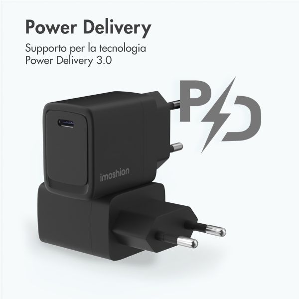 imoshion Wall Charger 20 Watt | USB-C - Zwart