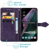 imoshion Mandala Bookcase OnePlus 10 Pro - Paars