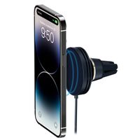 iOttie Velox Wireless Mini MagSafe mount - telefoonhouder auto - Ventilatierooster - Draadloos opladen