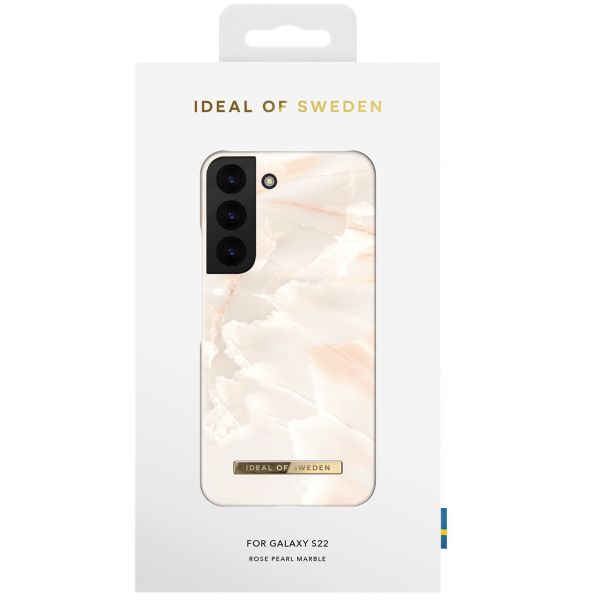 iDeal of Sweden Fashion Backcover Samsung Galaxy S22 - Rose Pearl Marble