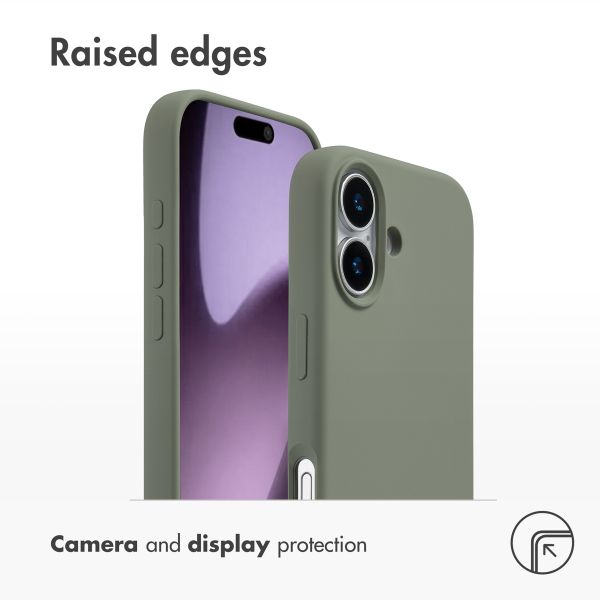 Accezz Liquid Silicone Back Cover with MagSafe Apple iPhone 17 - Cooper Green