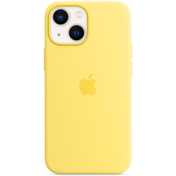 Apple Silicone Backcover MagSafe iPhone 13 Mini - Lemon Zest