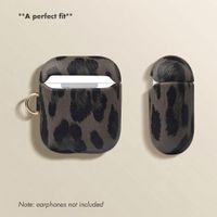 Selencia Sabi case leopard print  Apple AirPods 1 / 2 - Midnight Black