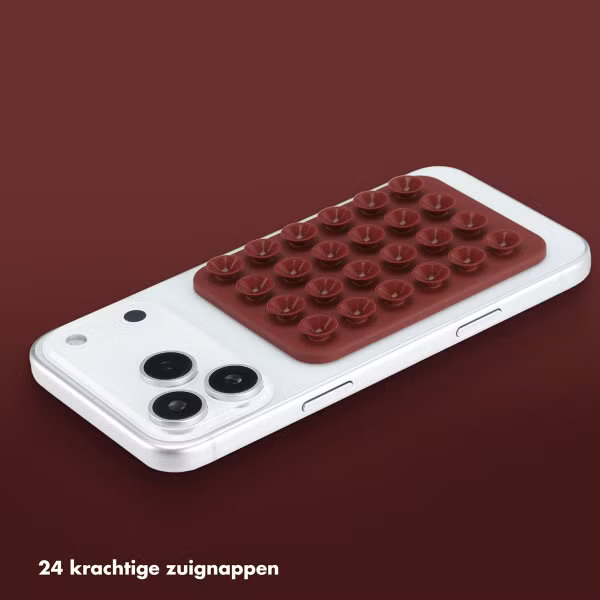 Selencia MagSafe zuignap telefoonhouder - Terracotta