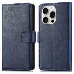 imoshion Luxury Bookcase Apple iPhone 16 Pro - Dark Blue