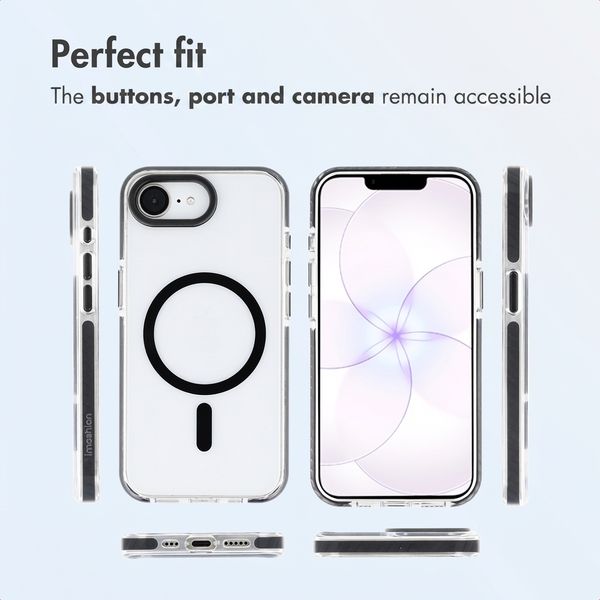 imoshion Combat MagSafe Back Cover Apple iPhone 17e / 16e - Black