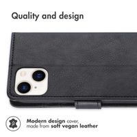 imoshion Luxury Bookcase Apple iPhone 15 - Black