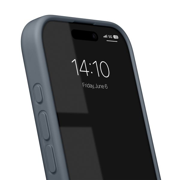 iDeal of Sweden Silicone Case met MagSafe Apple iPhone 17 - Midnight Blue