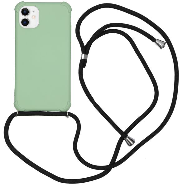 imoshion Color Backcover met koord iPhone 11 - Groen