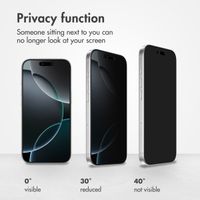 Accezz Tempered Glass Privacy Screen protector Apple iPhone Air