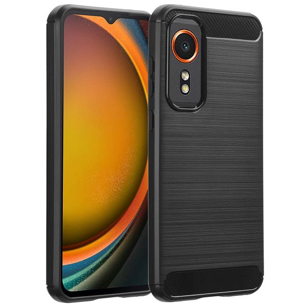 imoshion Brushed Backcover Samsung Galaxy Xcover 7 - Zwart