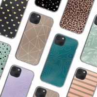 imoshion Design hoesje Apple iPhone 14 - Graphic Lines Beige