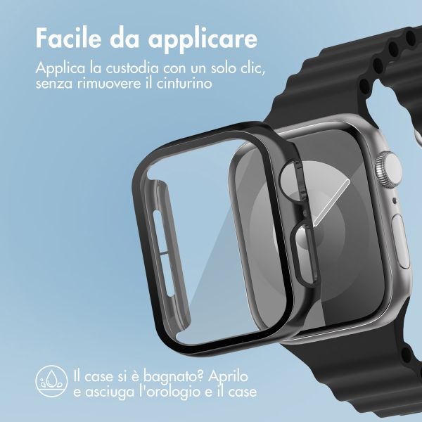 imoshion Full Cover Shiny Hardcase Apple Watch 4 / 5 / 6 / SE - 40 mm - Zwart