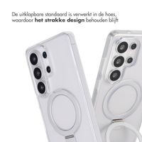 Accezz Ring Stand Backcover met MagSafe Samsung Galaxy S26 Ultra - Transparant