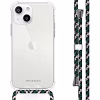 imoshion Backcover met koord iPhone 13 - Green Multi Color