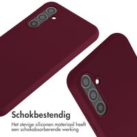 imoshion Siliconen hoesje met koord Samsung Galaxy A34 (5G) - Donkerrood