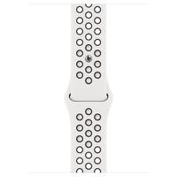 Apple Nike Sport Band Apple Watch Series 1-10 / SE / Ultra (2) - 42/44/45/46/49 mm - White / Black