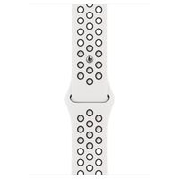 Apple Nike Sport Band Apple Watch Series 1-10 / SE / Ultra (2) - 42/44/45/46/49 mm - White / Black