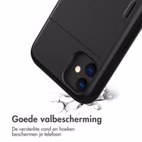 imoshion Backcover met pasjeshouder Apple iPhone 11 - Zwart