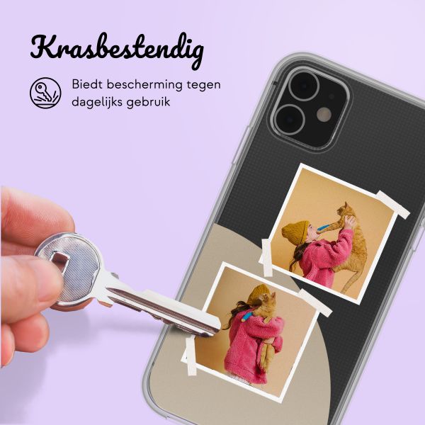 Gepersonaliseerd hoesje met filmrol N°2 iPhone 11 - Transparant