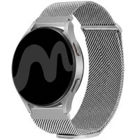 imoshion Milanees magnetisch bandje  - Universeel 20 mm aansluiting - Maat M - Zilver